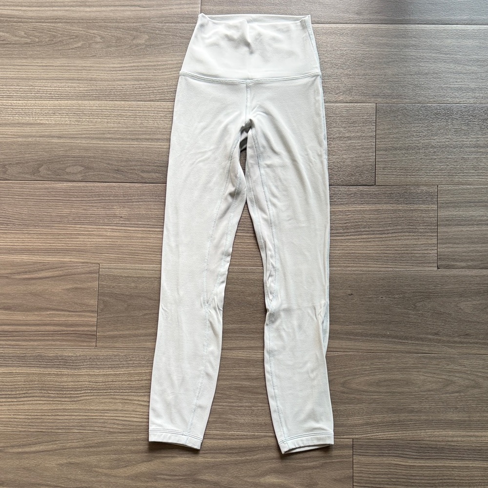 Lululemon Align High Rise Leggings 25” Chambray Blue Nulu Yoga Pants Size 0
